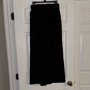 HALARA Black Wide-Leg Trousers